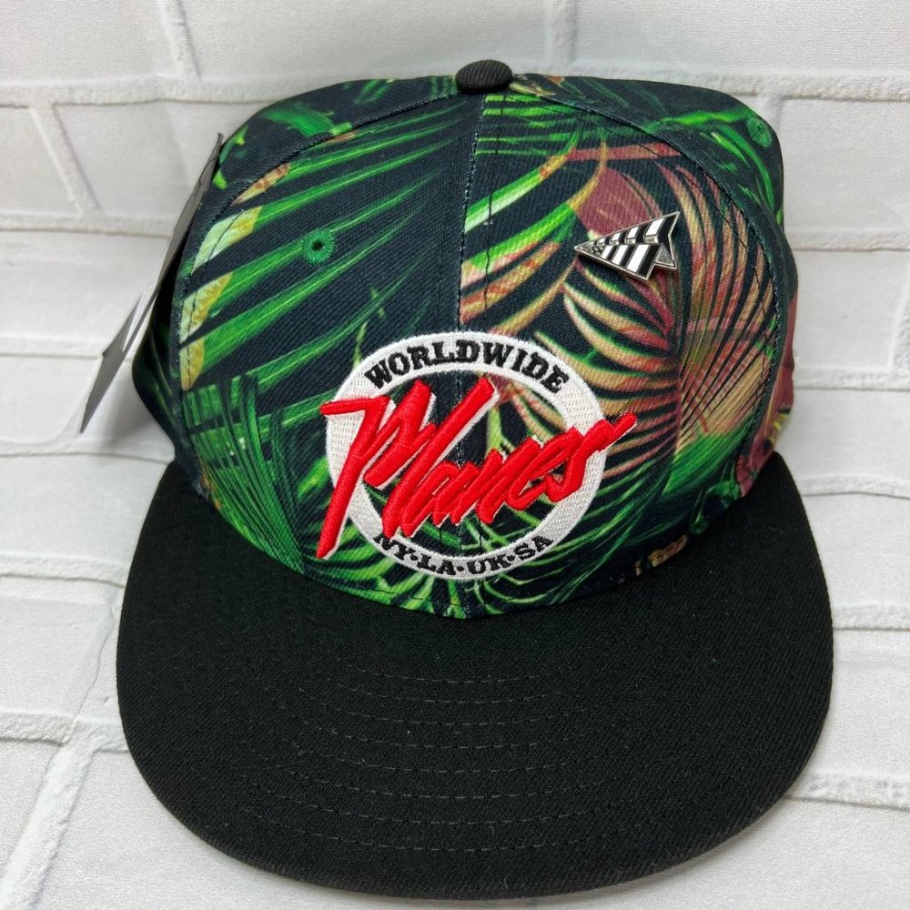 Paper Planes Roc‎ Nation Worldwide Palm Trees Hat Snapback Cap Jay-Z with pin